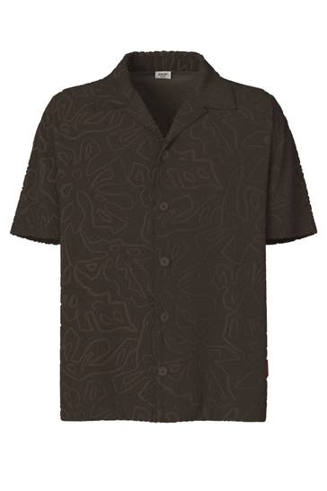 JOOP! JEANS Frottee-Kurzarmhemd 'Moala' Regular Fit