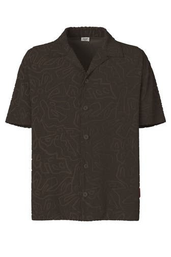 JOOP! JEANS Frottee-Kurzarmhemd 'Moala' Regular Fit