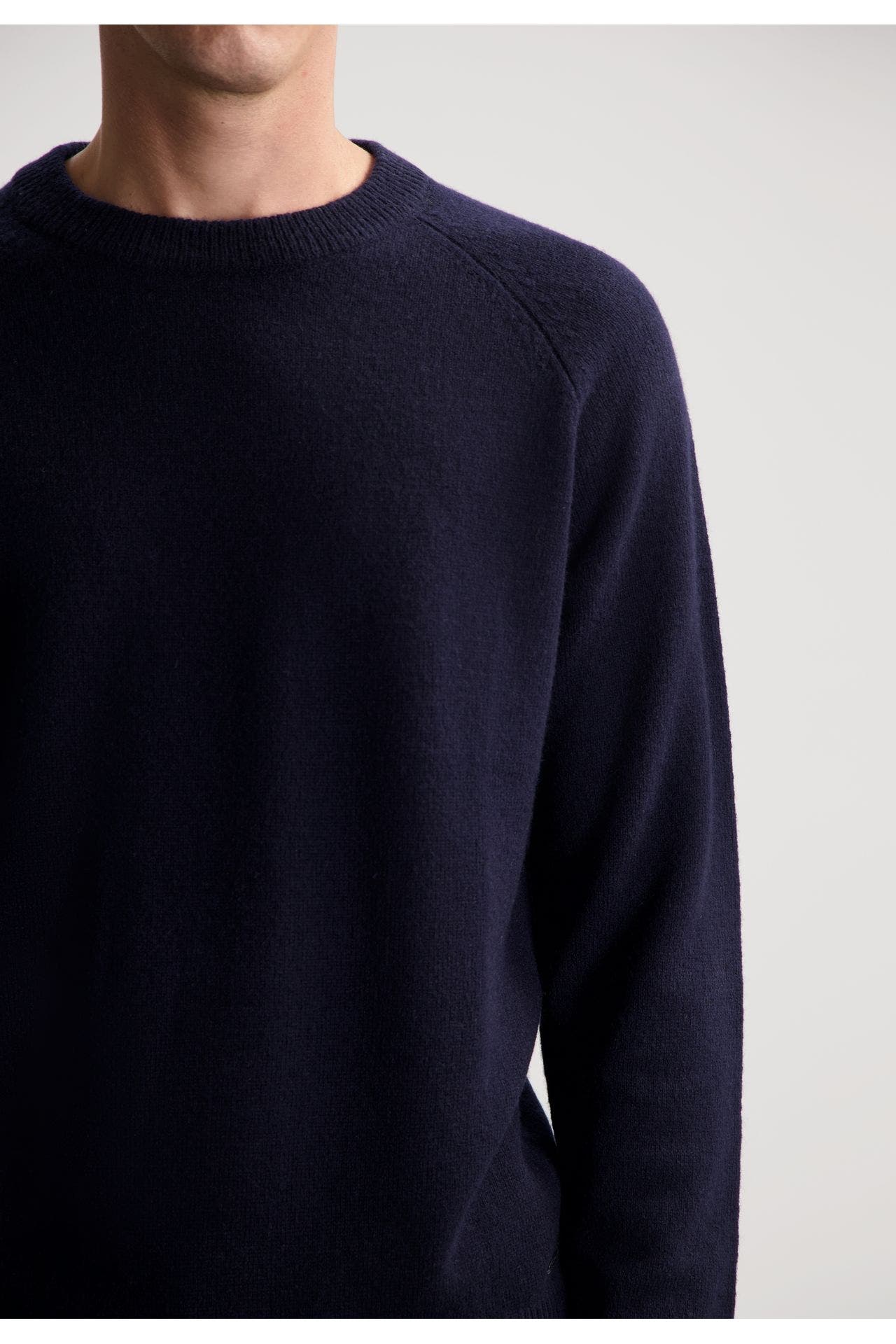 DSTREZZED Wollstrickpullover nachtblau, Bild 1