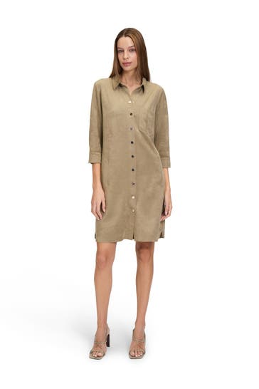 BETTY BARCLAY Blusenkleid graugrün