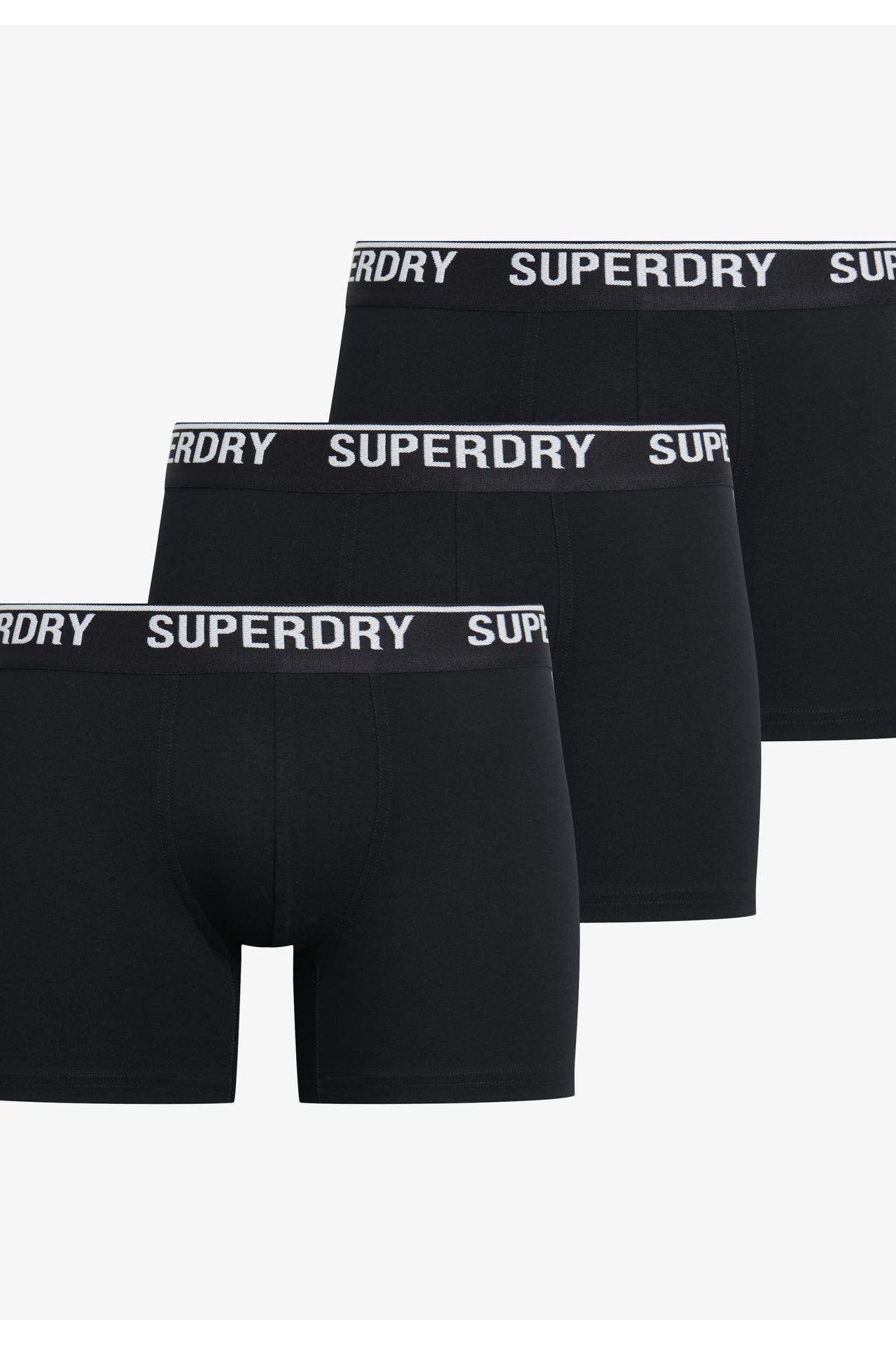 SUPERDRY 3er-Pack Boxer Trunks schwarz, Bild 1