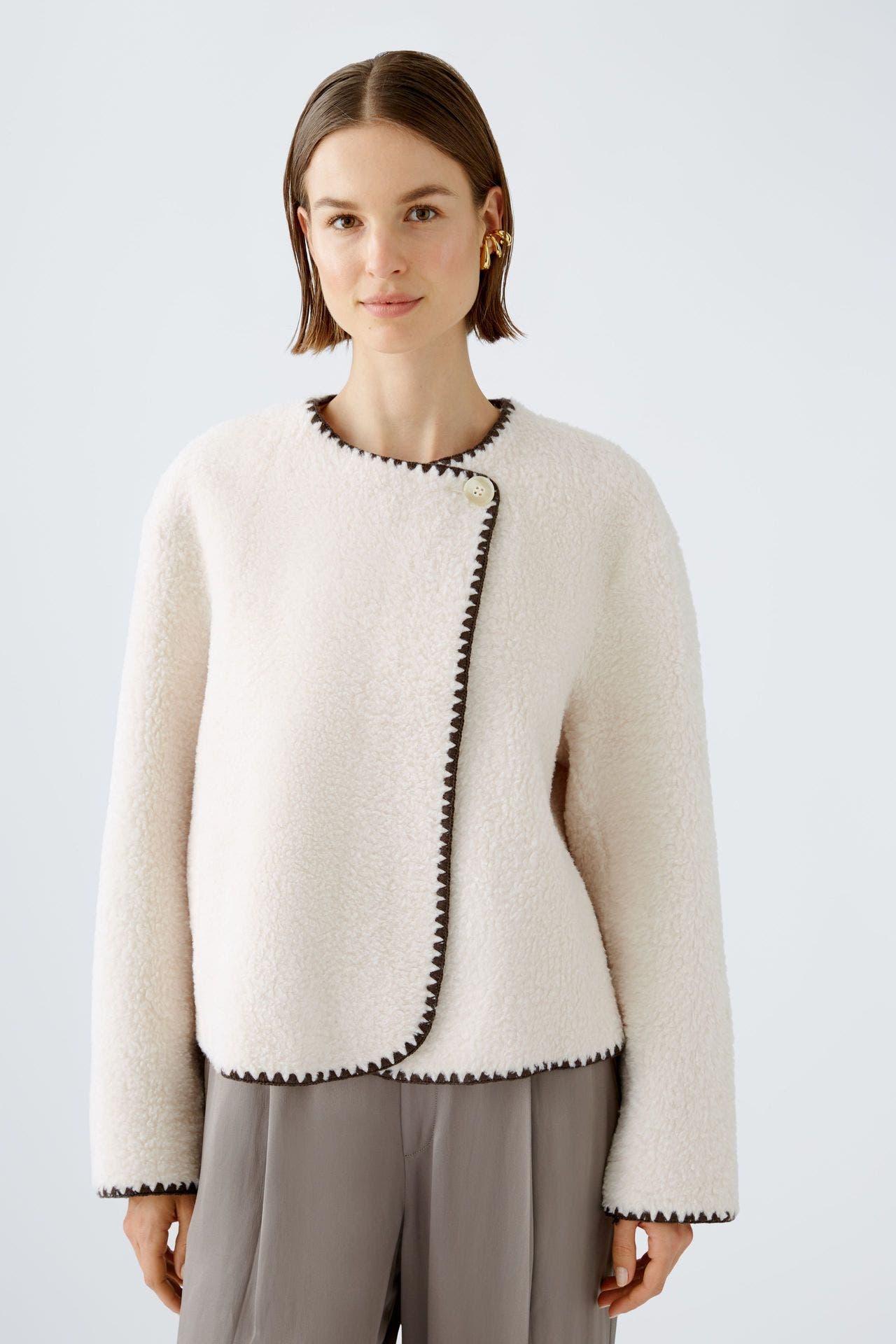 OUI Teddyjacke creme, Bild 1