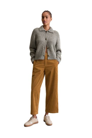 MARC O'POLO DENIM Wollmix-Cardigan grau