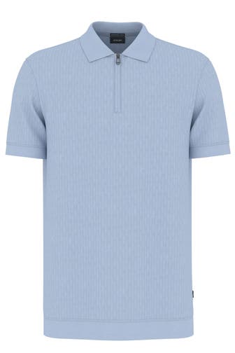 JOOP! Strick-Polo 'Franciscojose' hellblau