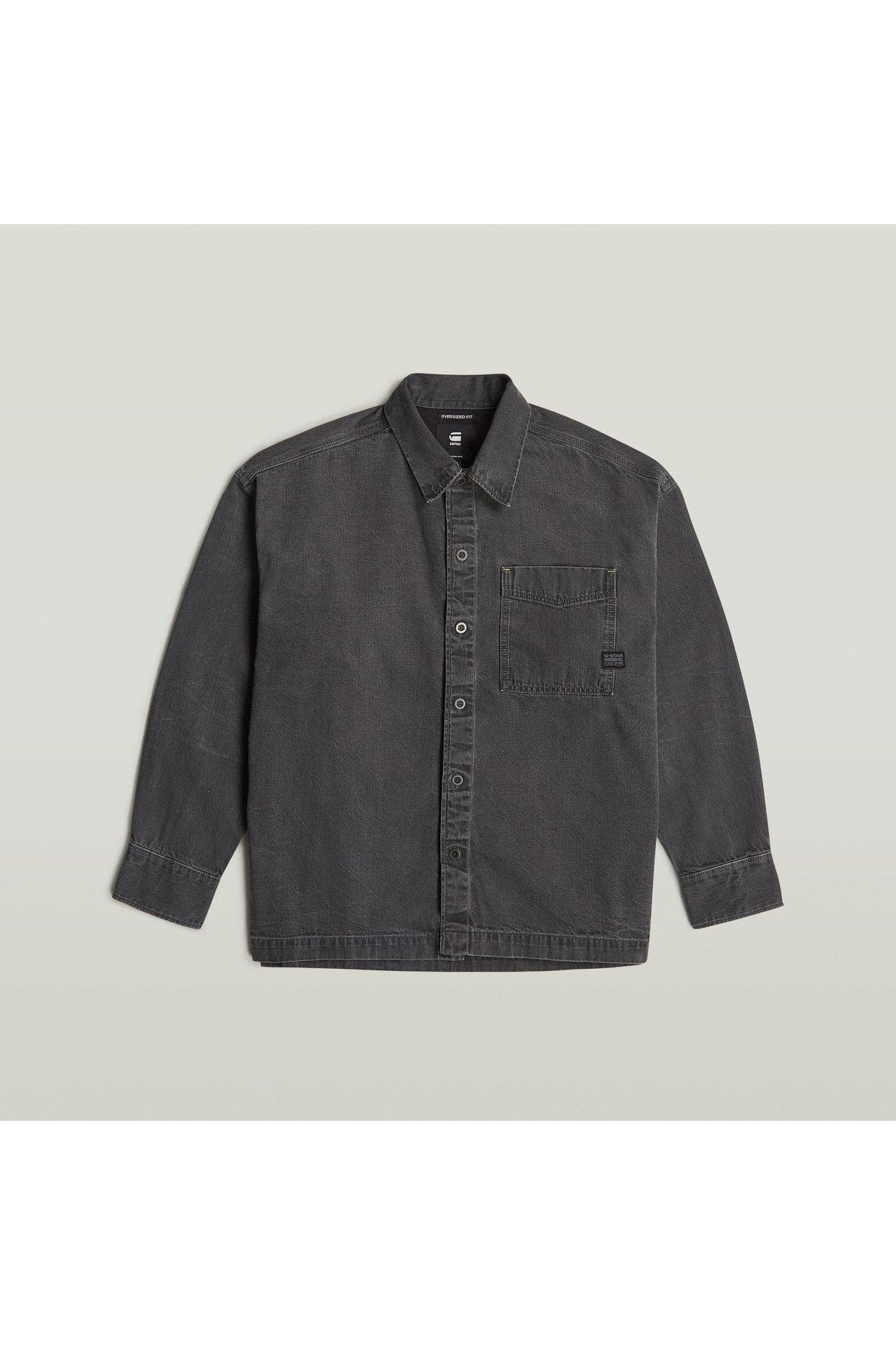 G-STAR Jeanshemd dunkelgrau Oversized Fit, Bild 1