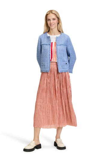 CARTOON Plissérock rosa