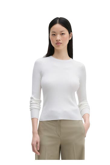 MARC O'POLO Longsleeve weiß