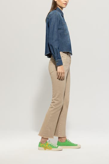 LUISA CERANO Jeans hellbraun flared