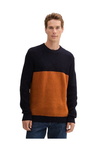 TOM TAILOR Strickpullover zweifarbig