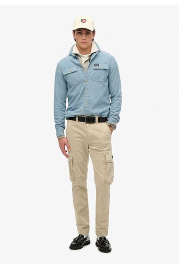 SUPERDRY Cargohose beige