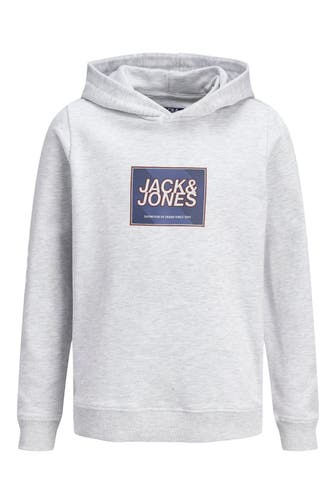 JACK & JONES Sweatshirt hellgrau