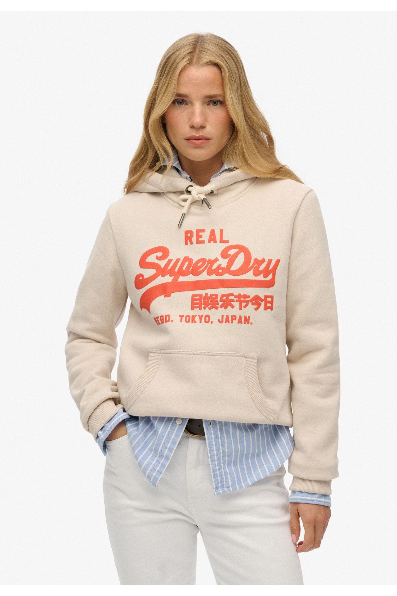 SUPERDRY Hoodie beige, Bild 1