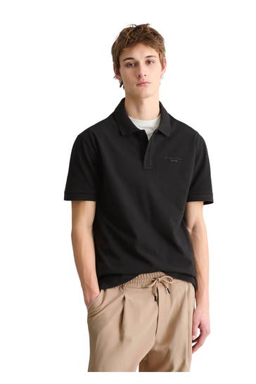 MARC O'POLO DENIM Polo-Shirt schwarz