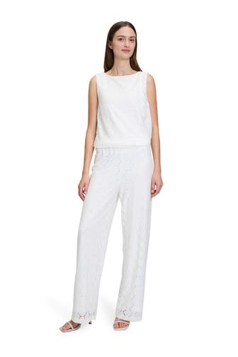 BETTY & CO Stoffhose weiß