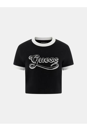 GUESS T-Shirt schwarz