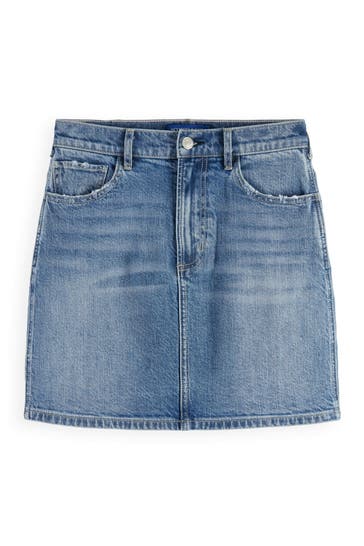 SCOTCH & SODA Jeansrock blau