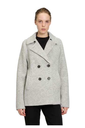 GIL BRET Wolljacke hellgrau