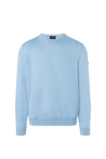 MAERZ MUENCHEN Wollpullover hellblau