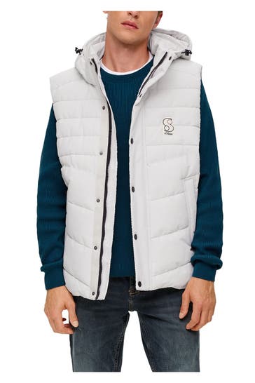 S.OLIVER Steppweste hellgrau