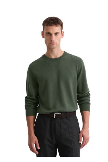 MARC O'POLO Strickpullover tannengrün