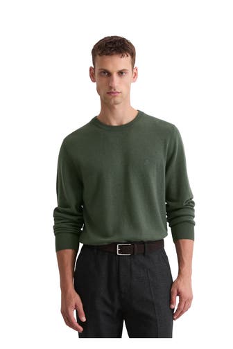 MARC O'POLO Strickpullover tannengrün