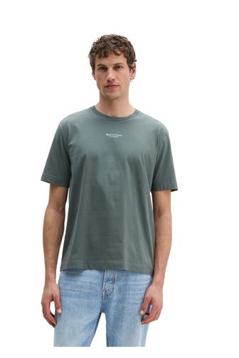 MARC O'POLO T-Shirt dunkelgrün