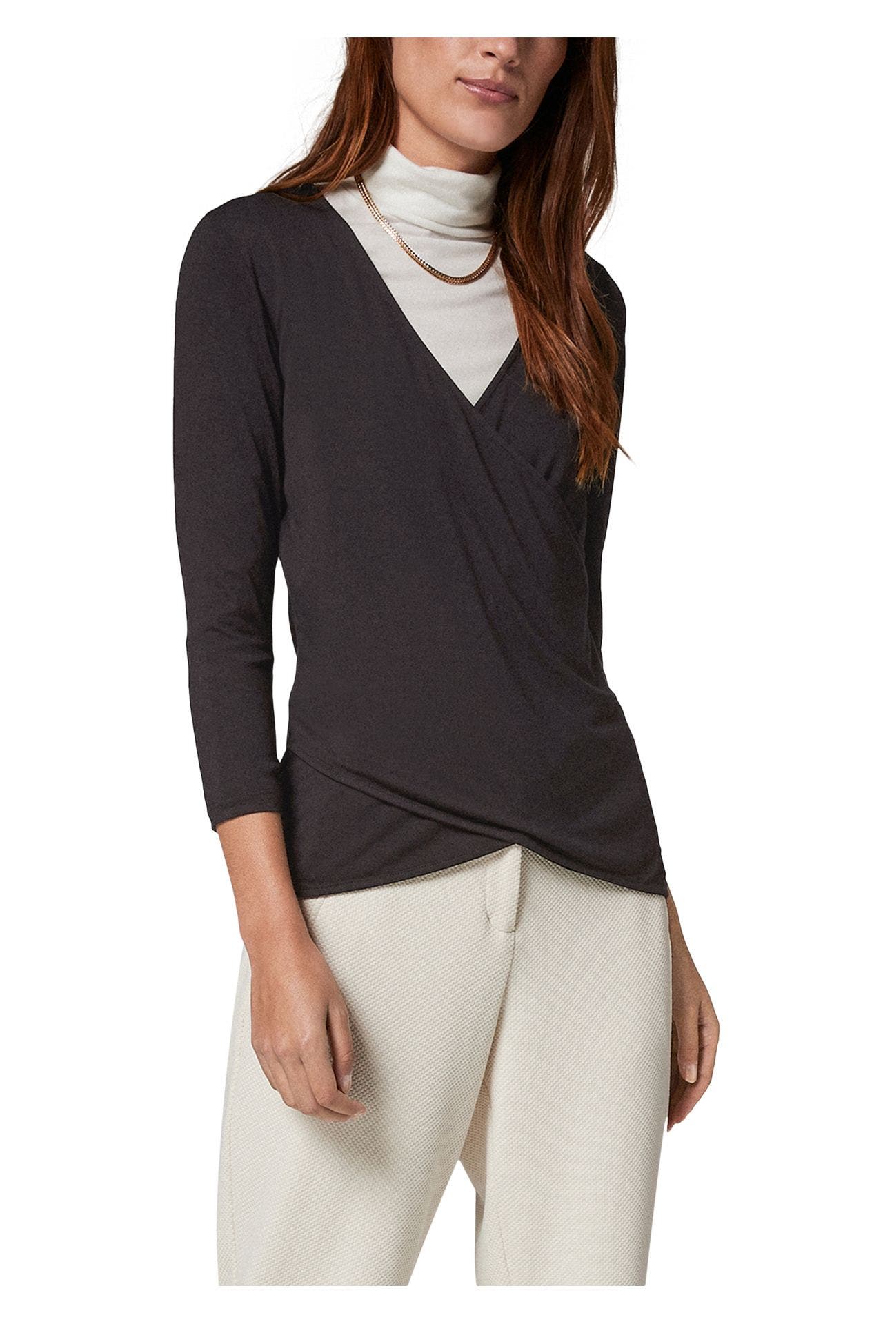 COMMA, Longsleeve schwarz, Bild 1