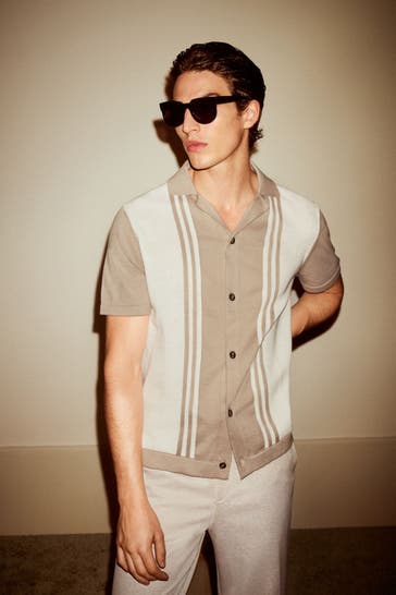 JOOP! Strickshirt zweifarbig