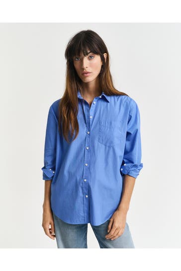 GANT Bluse azurblau