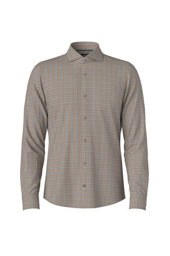 JOOP! Hemd Pai hellbraun/blau Slim Fit