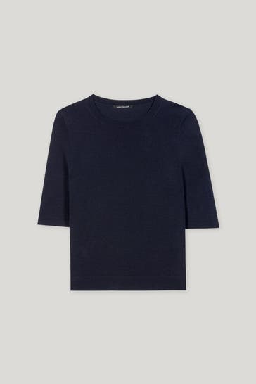 LUISA CERANO Strickpullover schwarzblau