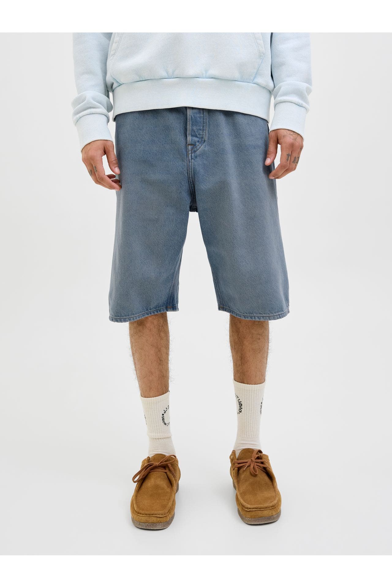 JACK & JONES Jeans-Shorts 'JJiorn JJorignal' taubenblau, Bild 1