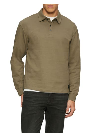 S.OLIVER - Langarm-Polo khaki