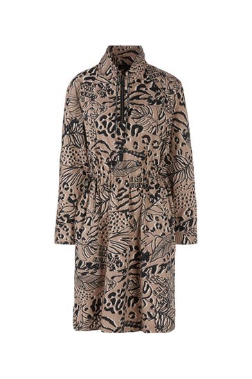 MARC CAIN Casual-Kleid braun gemustert