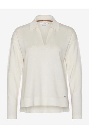 BRAX - Wollmix-Pullover 'Lilian' ecru