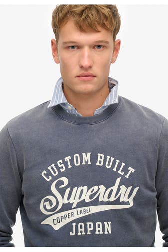 SUPERDRY Sweatshirt graublau