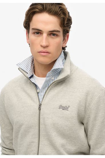 SUPERDRY - Sweatjacke grau