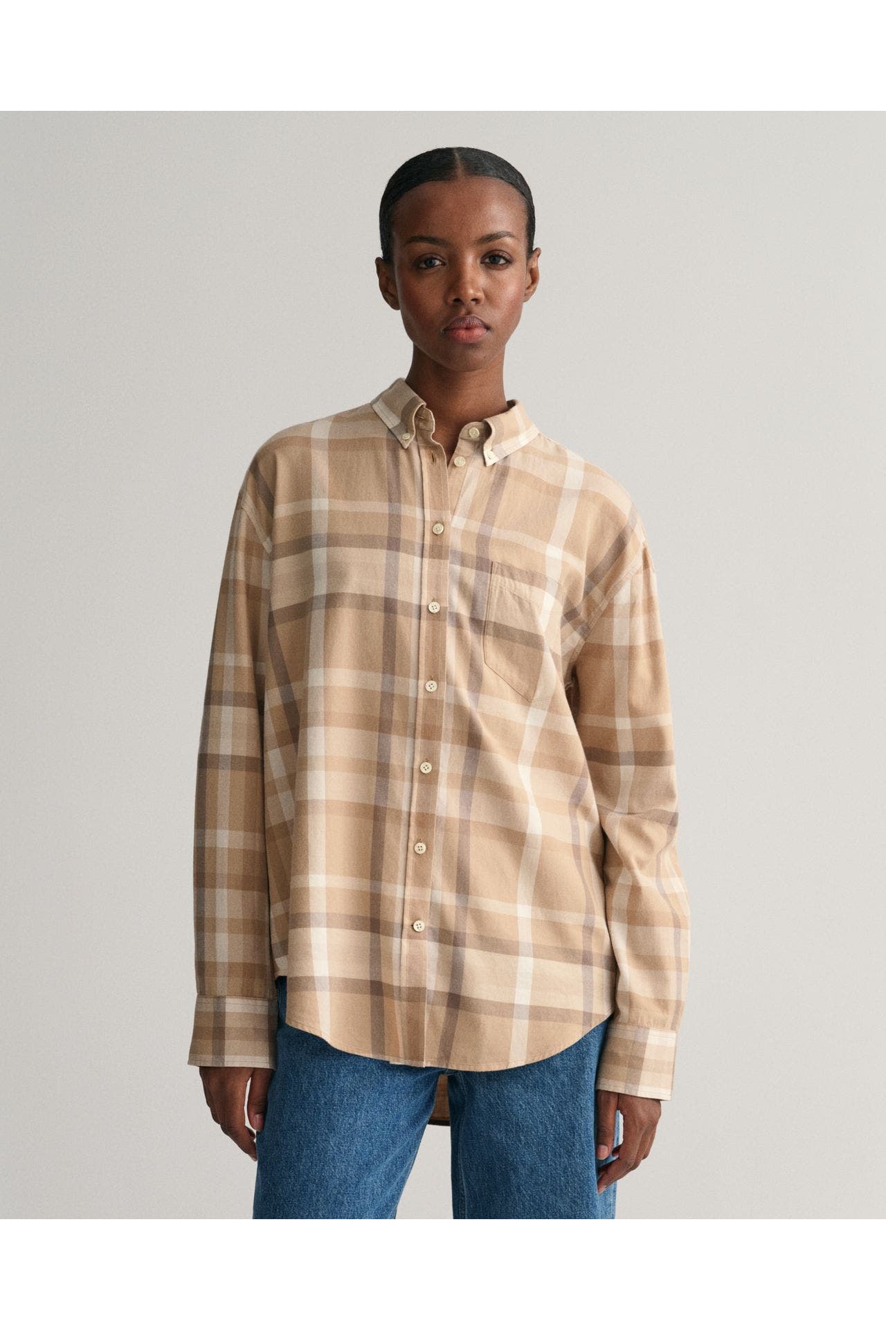 GANT Bluse kariert beige, Bild 1