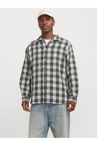 JACK & JONES Overshirt 'Jorwinter' kariert
