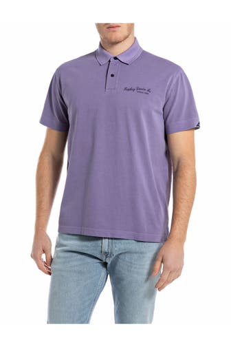 REPLAY Polo-Shirt lila