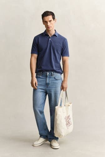 GANT Polo-Shirt dunkelblau