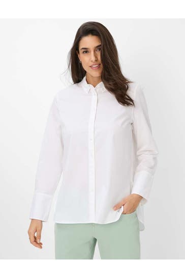 BRAX Casual-Bluse weiß