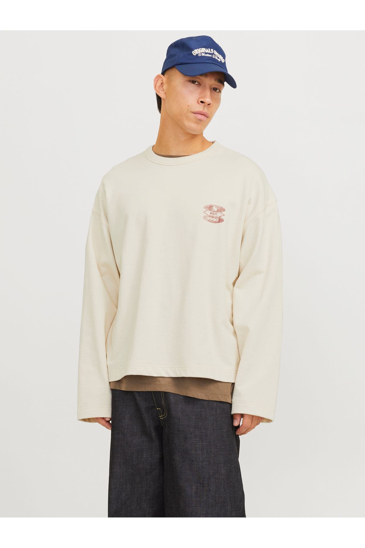 JACK & JONES Sweatshirt weiß, Bild 1