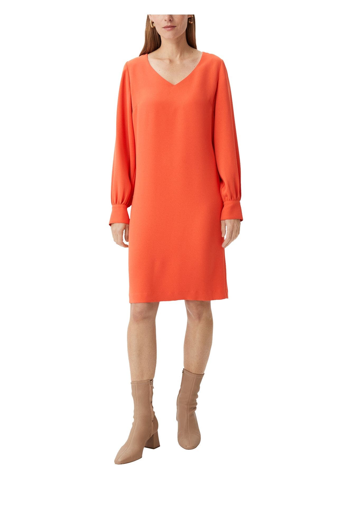 COMMA, Kleid orange, Bild 1