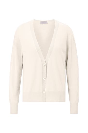 RICH & ROYAL Strickjacke weiß