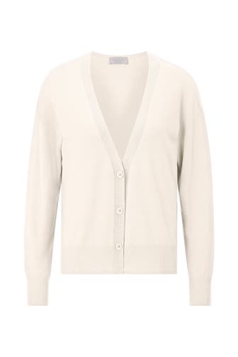 RICH & ROYAL Strickjacke weiß