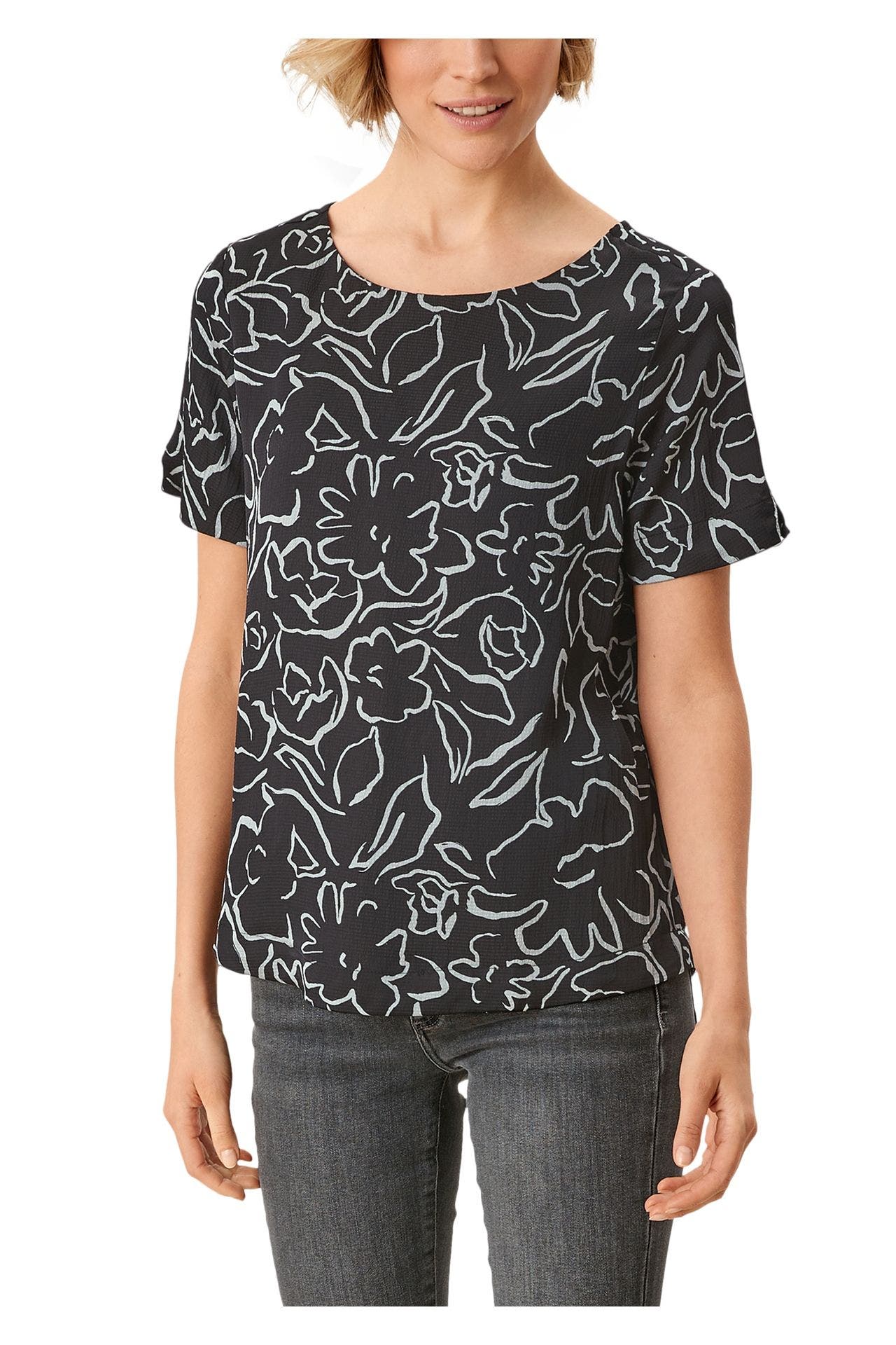 S.OLIVER BLACK LABEL Blusenshirt gemustert, Bild 1