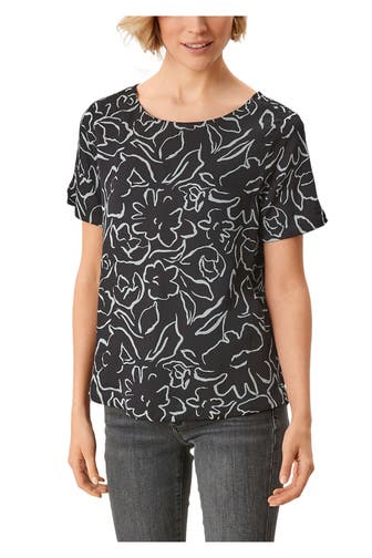 S.OLIVER BLACK LABEL Blusenshirt gemustert