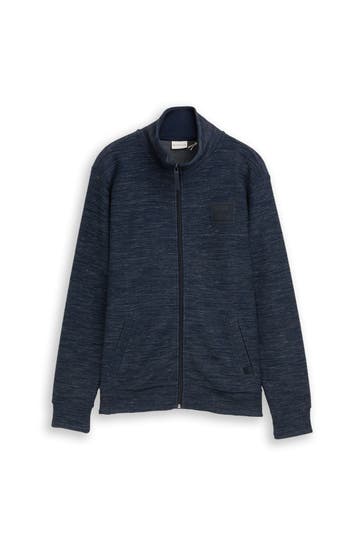 TOM TAILOR Sweatjacke blau