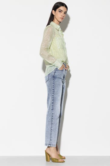 LUISA CERANO Jeans graublau straight